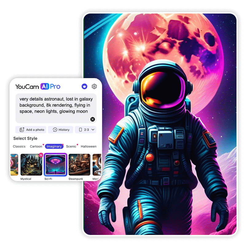YouCam AI Pro está disponible tanto en Android como en iOS